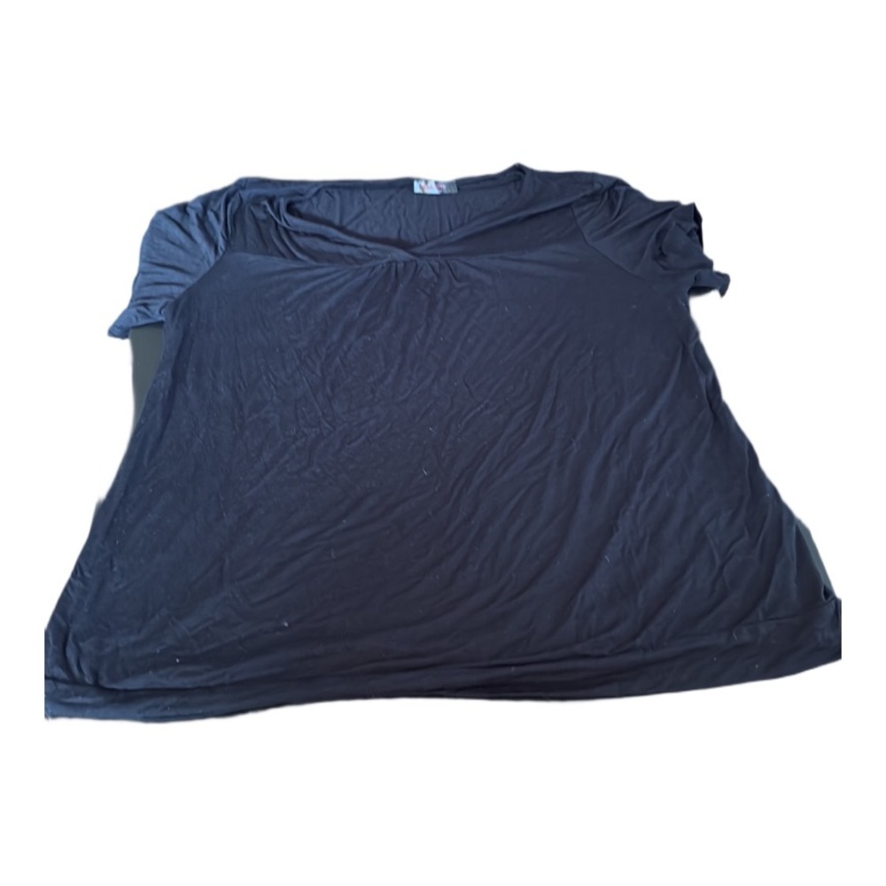 Black Short Sleeve Top